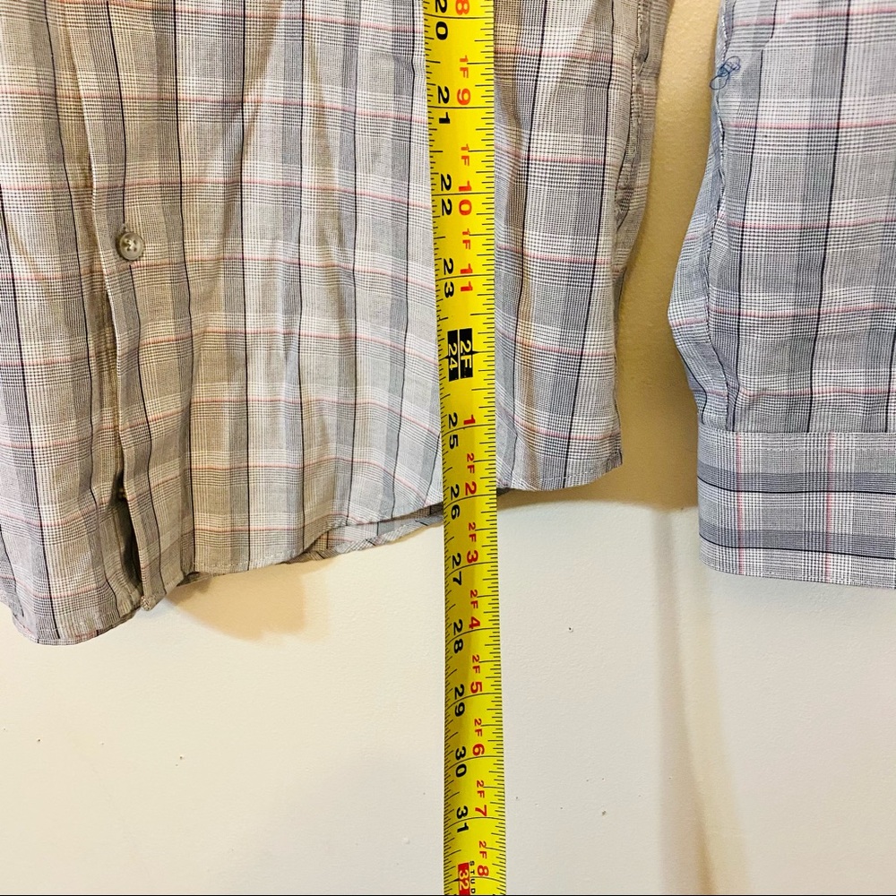 Calvin Klein Mens Medium Button Down Shirt - Picture 4 of 11